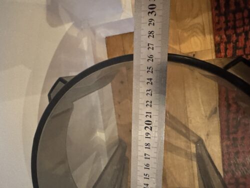 Ghost Style Plastic Low Stools | 45 Cm | Smoke Grey X4 Pre loved Stacking - Picture 16 of 16