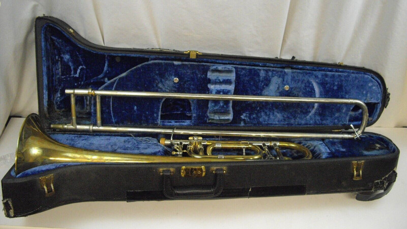 BACH STRADIVARIUS MT. VERNON NY 34B TENOR TROMBONE BELL & LIGHTWEIGHT HAND SLIDE