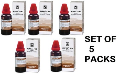 Alpha-WD Drops 30ml × 5 Schwabe India | Natural Support for Immune Defence