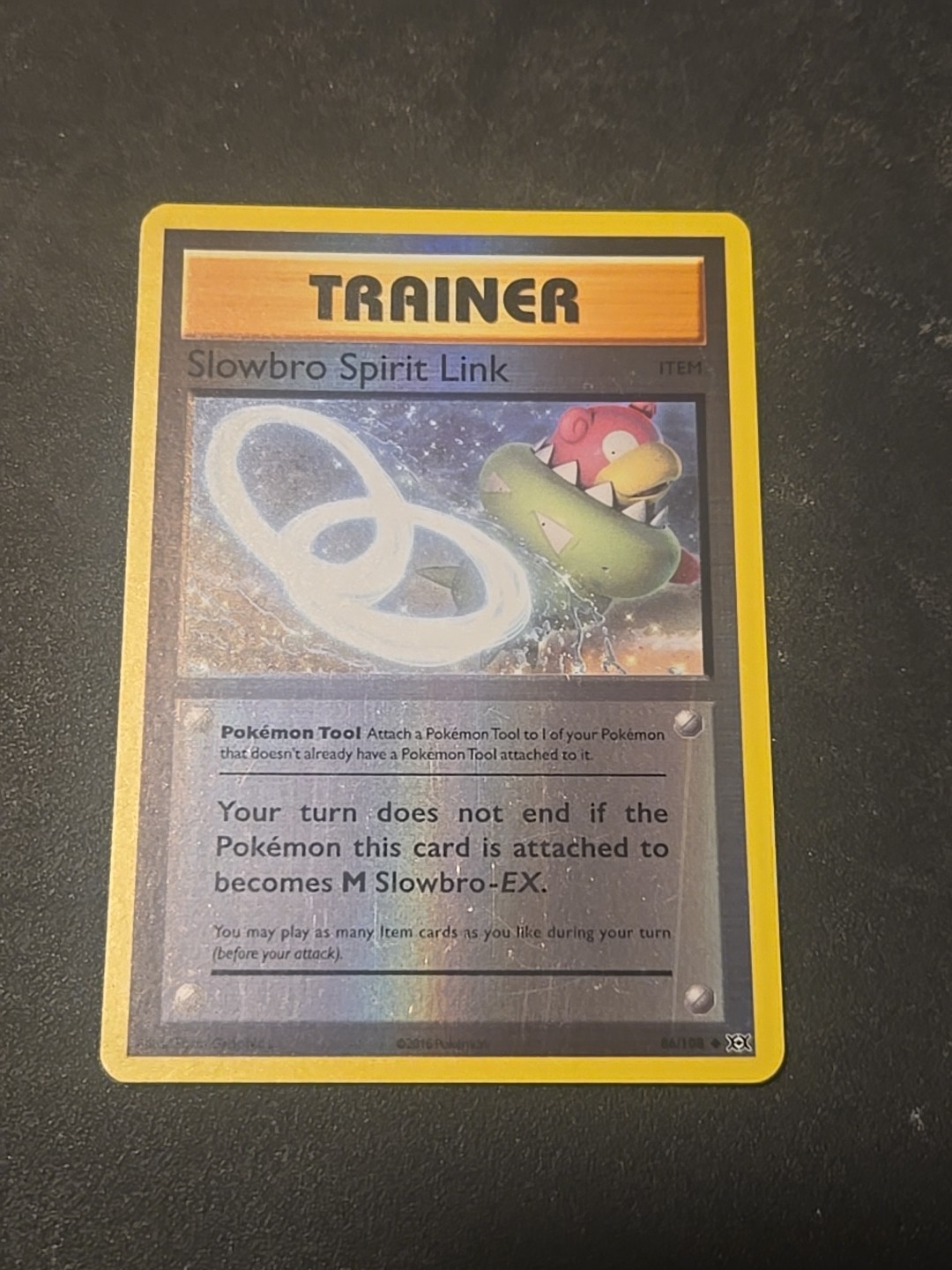 Pokemon XY - Evolutions 86/108 Slowbro Spirit Link Reverse Holo