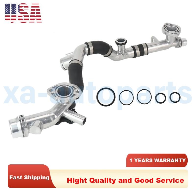Aluminum Cooling Water Hose For Audi 3.0L A4 A5 A6 A7 Q5 VW Touareg 06E121045BB