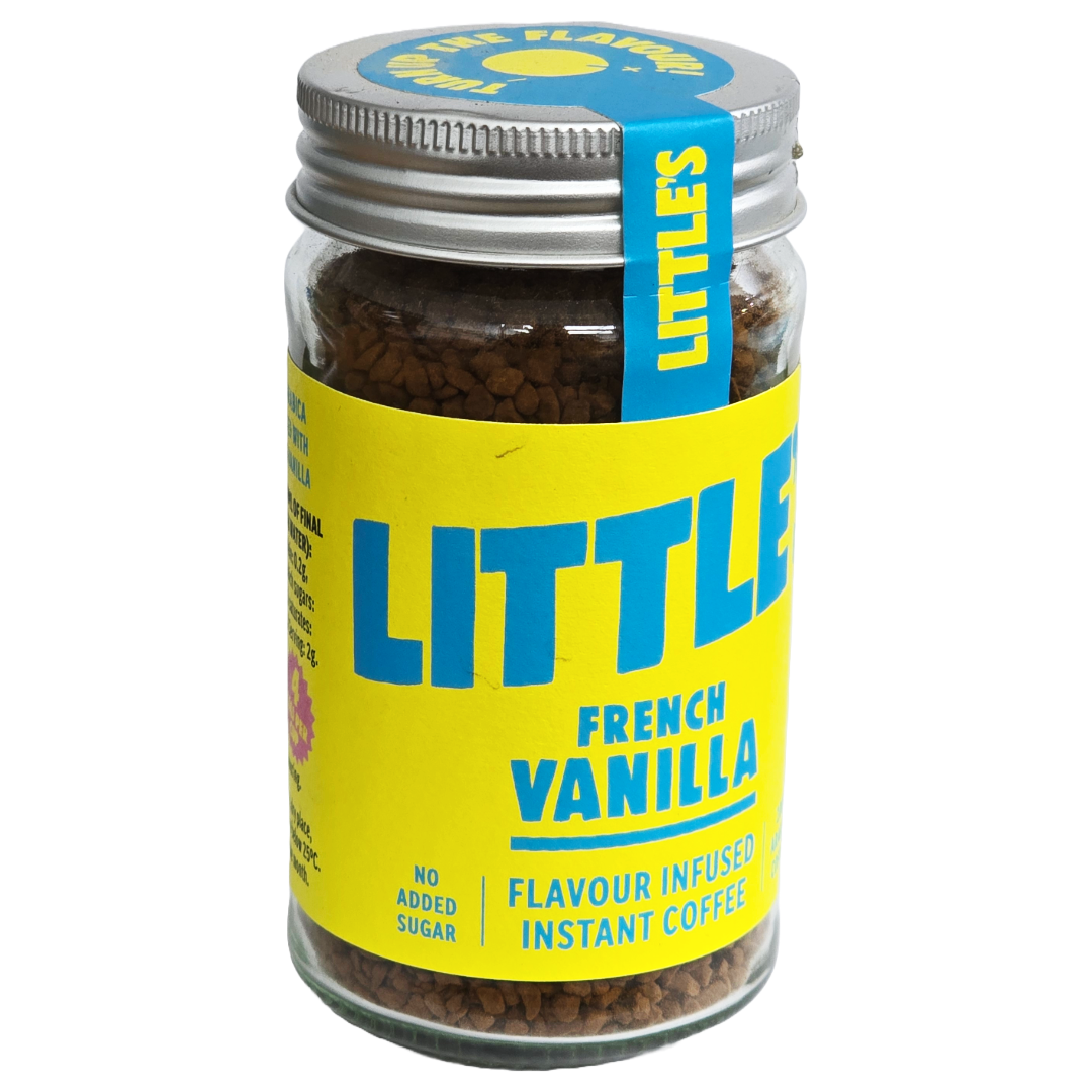 Little's Instant Coffee French Vanilla Flavour Infused 50g, 100% Arabica Coffee