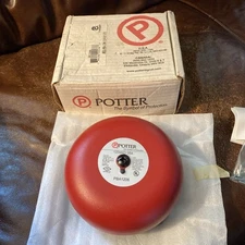 Potter PBA-1206 6" AC Powered Bell, 120VAC New