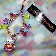 Hello Kitty Strap 2001 Sanrio Goldfish Vintage Used