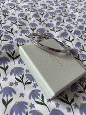 Women’s Ted Baker Clemara Silver Tone Hinged Bangle Bracelet