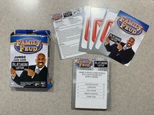 Family Feud Steve Harvey Jumbo Card Game Platinum Edition 2019 Complete