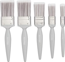 Harris Essentials Walls & Ceilings Paint Brush Set, Pack of 5-0.5", 1", 1.5", 2"
