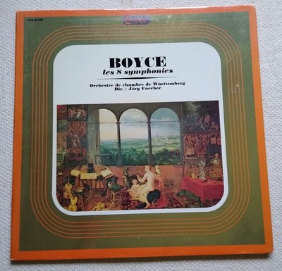 Boyce les 8 symphonies Jorg Faerber Canndide VOX 36 020
