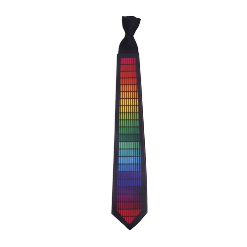 LED Tie Eye Catching Sound Activated Light Up Tie With On Off Controller For - Picture 5 of 24
