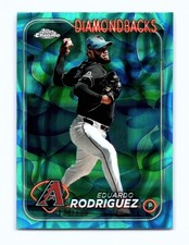 2024 Topps Chrome Update USC113 Eduardo Rodriguez Aqua Lava /175 D-Backs HH2