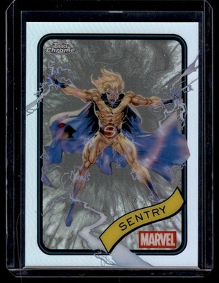 2025 Topps Chrome Marvel Refractor Sentry #168