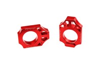 Kettenspanner Scar Rot FüR Honda Crf 450 Rx Enduro (PE07) 2017-20