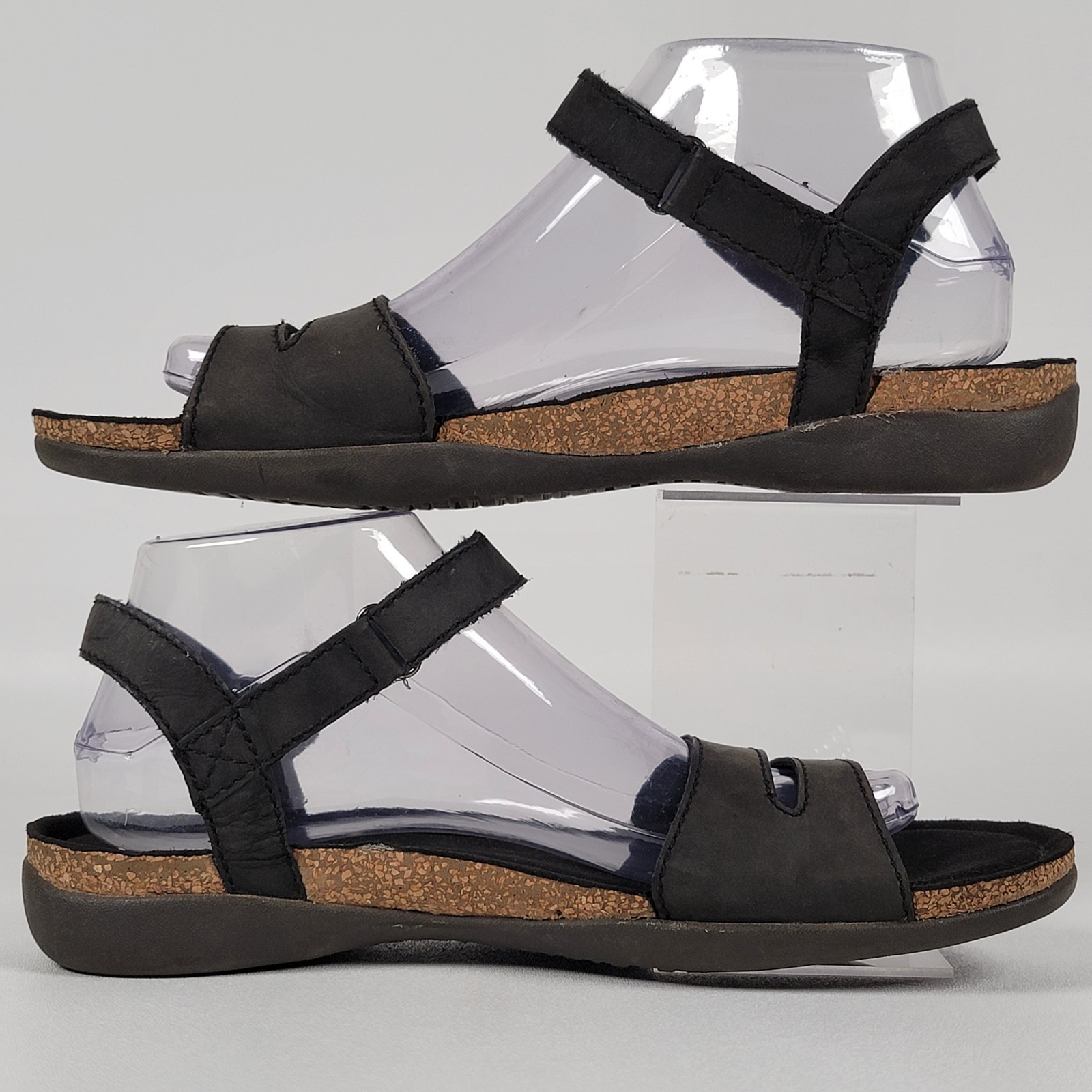 Sandali Keen Ana Cortez slingback pelle nero donna taglia 9 5 40