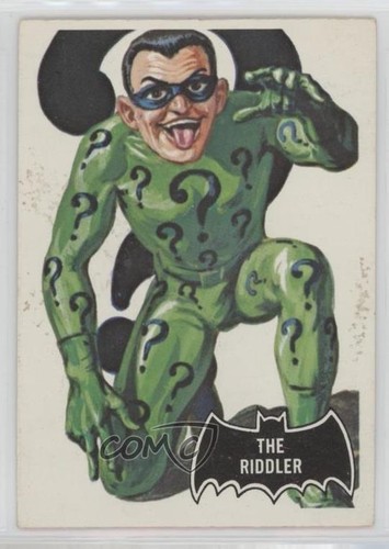 1966 OPC Batman Black Bat #36 The Riddler — Raw