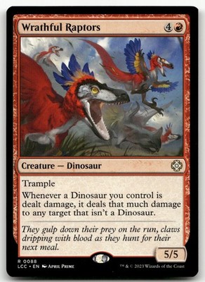 Wrathful Raptors #88 (NM) Lost Caverns of Ixalan LCC Magic MTG