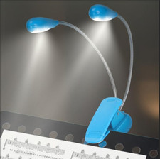 TEECOO Music Stand Light, Clip on LED Book Lights, USB and AAA Battery Operated,