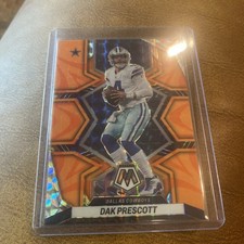 2022 Panini Mosaic Orange Reactive Prizm Dak Prescott