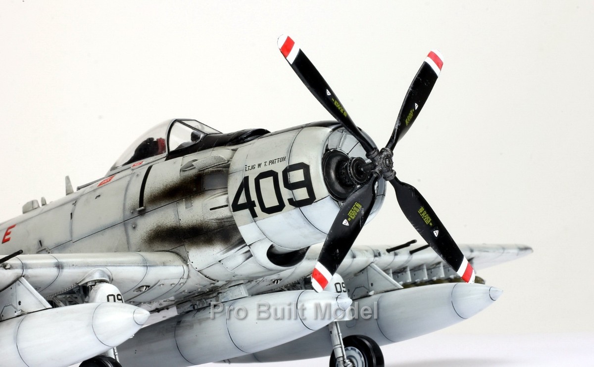 PreSale 1:48 ProBuilt Model US Navy A-1H Skyraider Vietnam war | eBay