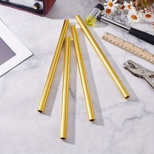 4pcs Aluminium Round Tube golden 251x13mm craft toy kit Crafts Supplies