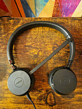 Jabra Evolve 20SE USB-C MS Stereo Wired Headset Boom Mic Mute Black