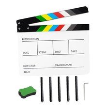 Movie Film Clap Board Movie Clapper Board Slate Accessaries Acrylic Clapboard