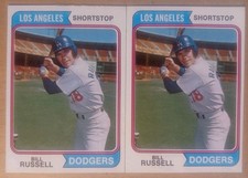 1974 TOPPS #239 LOS ANGELES DODGERS BILL RUSSELL [2] NM/MT 06444