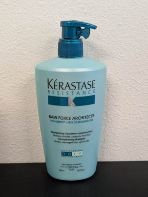LAST ONE Kerastase Resistance Bain Force Architecte Strengthening Shampoo 16.9oz