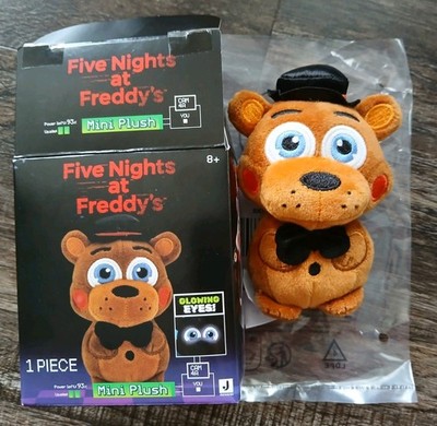 Five Nights At Freddys Mini Plush Jazwares Toy Freddy Blind Box 4 Inch EYES GLOW