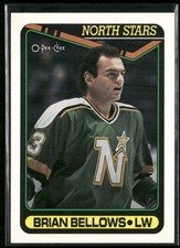 Brian Bellows 1990-91 O-Pee-Chee #70 Minnesota North Stars Card