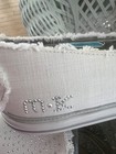 Michelle K White Karin Studded Canvas Flats Size 10 — photo 3