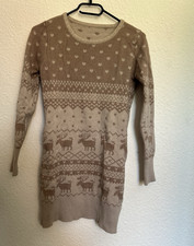 Damen Strickkleid Gr. S Normalgröße Beige F...