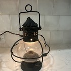 Electrified Nautical Caged Oil Lantern, uses Standard Base Bulbs-Narrow or Night — photo 1