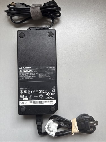 Alimentatore/caricabatterie Originale Lenovo 45N0373 &ndash; 20V 8.5A 170W &ndash; Ricondizionato Con Garanzia