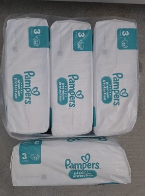 4x Pampers Premium Protection Baby Windeln - Größe 3 (6-10kg)