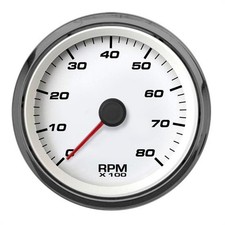 New Vintage Usa 01141-03 Performance Ser 3 38 Tachometer White New Vintage Usa 01141-03 Performance Ser 3 38 Tachometer White