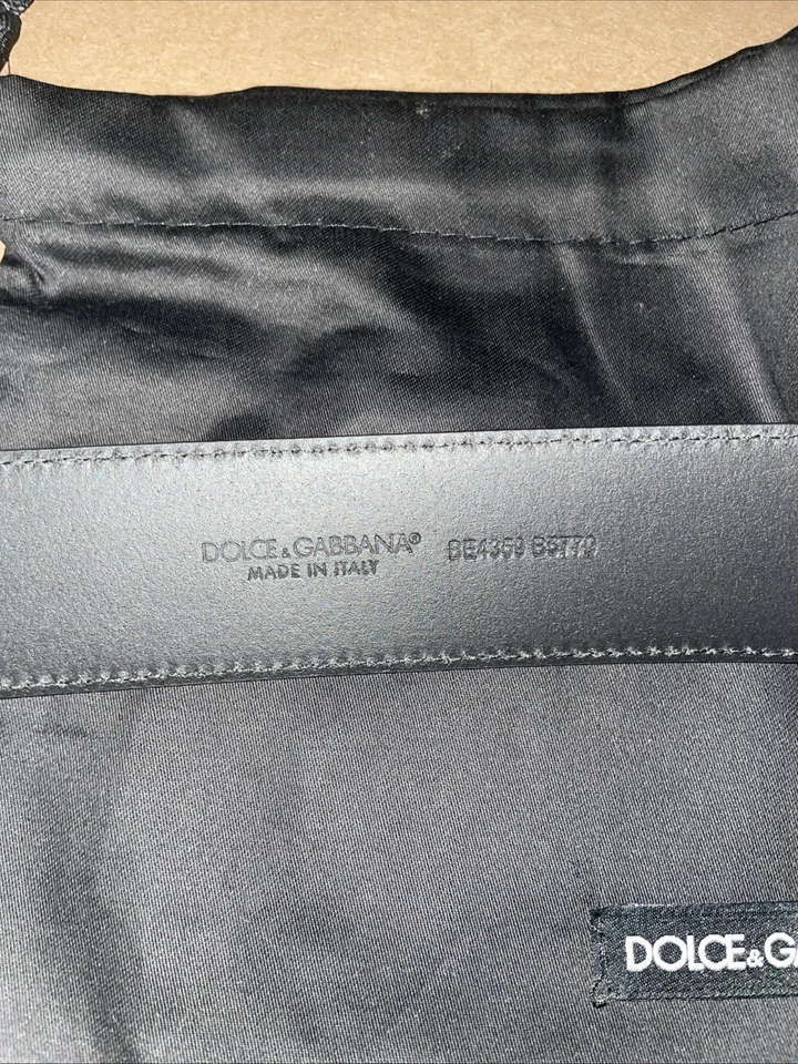 Новый Dolce & Gabbana женщин барокко ремень из черной кожи размер 40 - Изображение 4 из 4