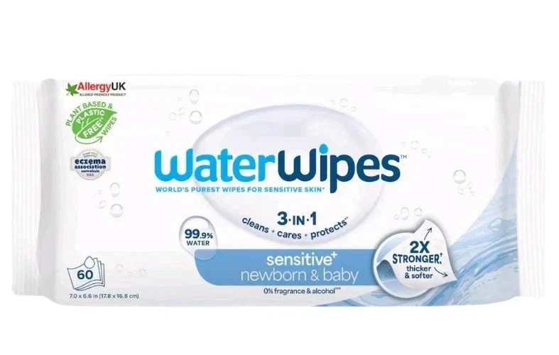 Waterwipes Biodegradable Baby Wipes 60 Pack * 12 pack ( 720 wipes)
Opens in a new window or tab