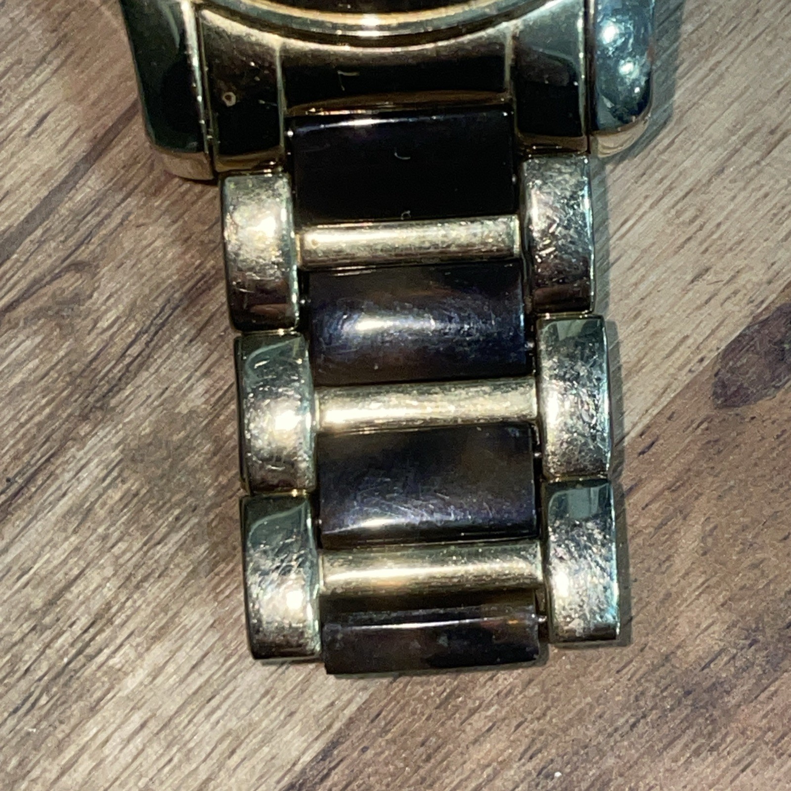 Michael Kors MK-5659 Runway Chronograph Gold Tone & Tortoise Acetate Watch 38mm thumbnail 3