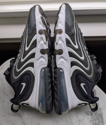 Nike Air Max 270 React ENG Black Wolf Grey CT1281-001 Men's Size 8
