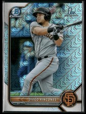 2022 Bowman #BCP-65 Diego Rincones Chrome Prospects Mojo Refractors