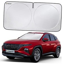 Large 64" x 34" Car Windshield Sunshade - Advanced Light-Blocking