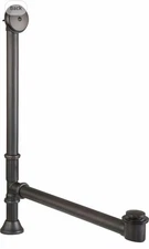 Premier Copper Products 22.5"x28.5" Premier Waste & Overflow Kit w/Pop-Up Drain