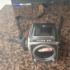 Kiev Kiev 88 Medium Format 6x6 cm Manual Focus Film Camera Body Black and case.