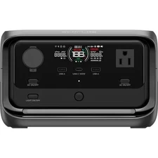 Ecoflow RIVER 3 Plus Portable Power Station, 9-3/16"L x 9-1/8"W x 5-3/4"H, 286Wh