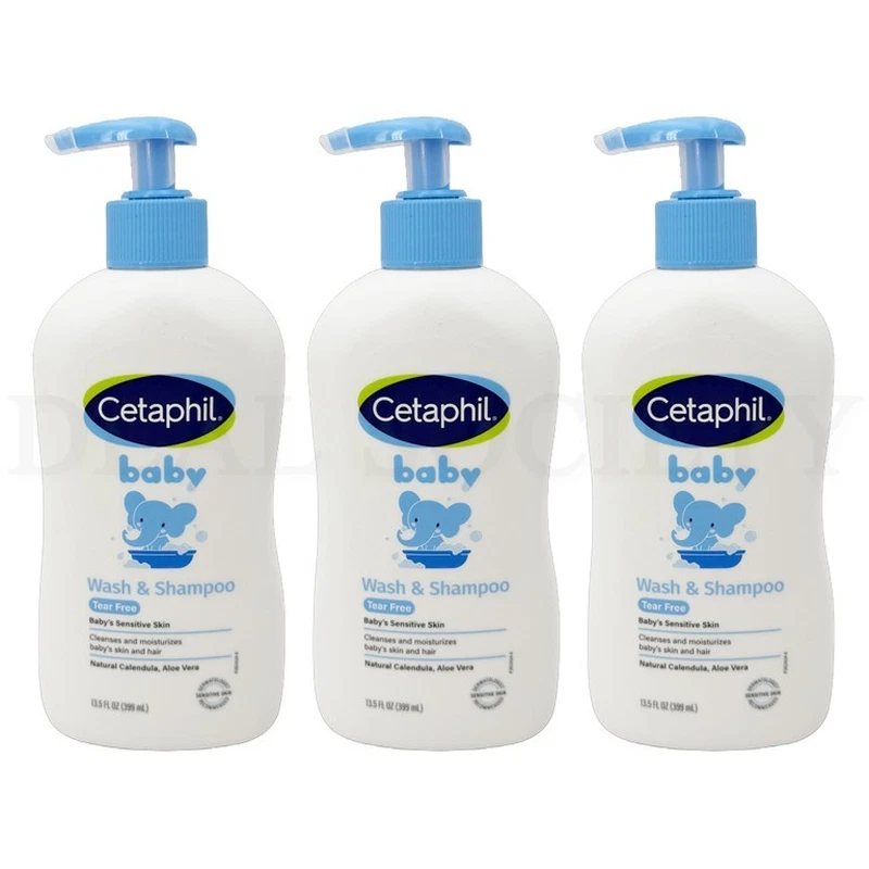 Cetaphil Baby 2-in-1 Hair Shampoo And Body Wash 13.5oz Lot of 3, Exp. 09/2027
Opens in a new window