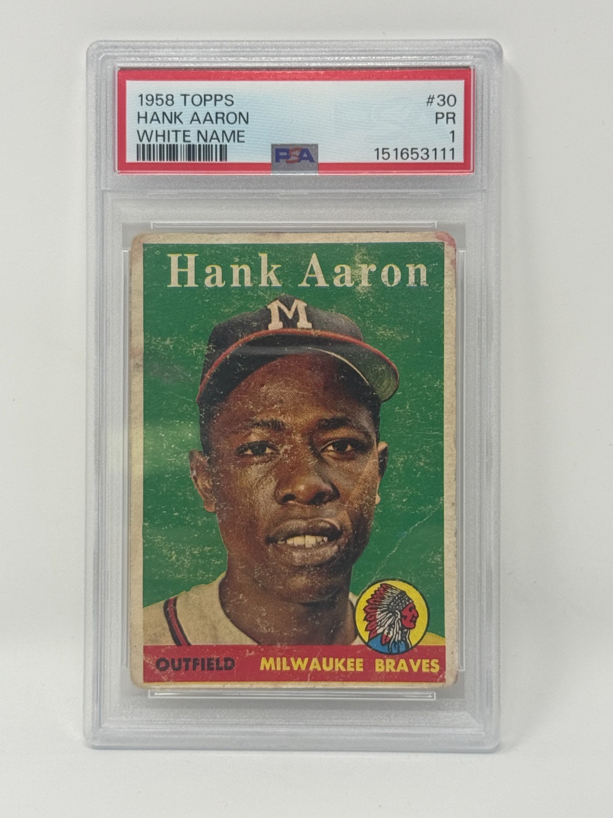 Hank Aaron 1958 Topps #30 Base Price Guide - Sports Card Investor