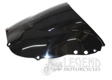 Honda CBR900 RR Fireblade 98-99 NERO doppio schermo a bolle VENDITORE UK 2308-B