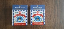 Royal Flush New Playing Cards X2 Packs Queen Elizabeth Plat Jubilee Ltd Edn