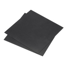 Black ABS Plastic Sheet 8 x 8 x 0.04 Inch for DIY Crafts Pack of 2 Pcs