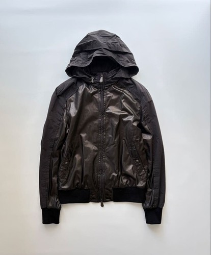 Bottega Veneta, Bottega Veneta Vintage Lambskin Leather Jacket L Black 2Way Condition B